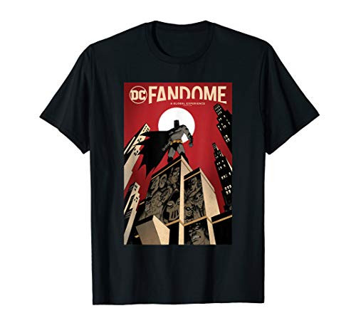 DC Fandome Batman Moonlight City Comic Cover T-Shirt