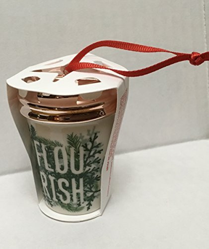 Starbucks 2017 Green Flourish Holiday Christmas Tree Ornament