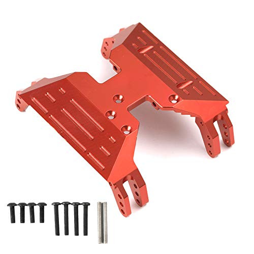 RZXYL Aluminum Centre Skid Plate for Axial Capra 1_9 UTB AXI03004 RC Crawler Car Upgrade Parts Red