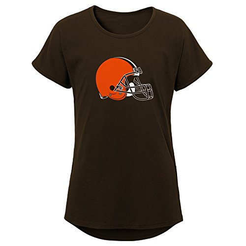 NFL Girls Outerstuff Cleveland Browns Primary Logo Short Sleeve Dolman Tee Brown Suede Youth X-Large16 NFL Girls Outerstuff Cleveland Browns Primary Logo Short Sleeve Dolman Tee Brown Suede Youth X-Large16