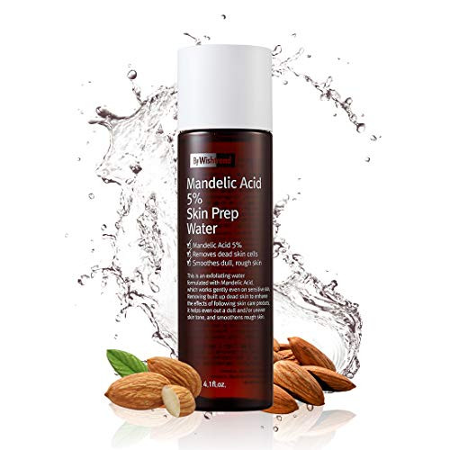 BY WISHTREND Mandelic acid 5 Skin prep water gentle facial exfoliate aha toner 120ml 4_06oz Smooth skin texture Helping pigmentation BY WISHTREND Mandelic acid 5 Skin prep water gentle facial exfoliate aha toner 120ml 4_06oz Smooth skin texture Helping pigmentation