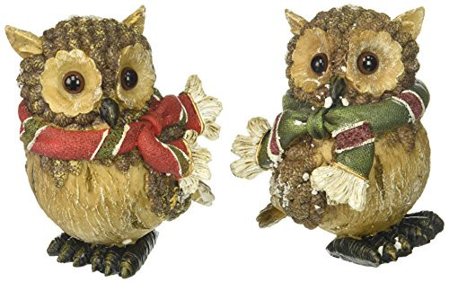 Burton   Burton Owl With Scarf Figure 2 Assorted
