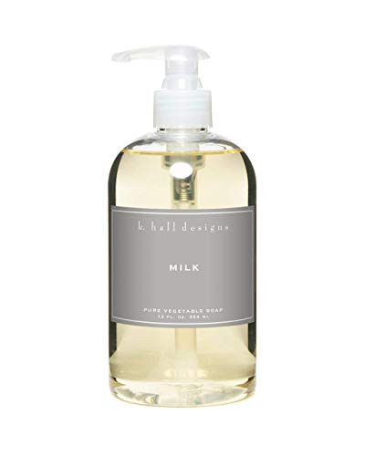 k hall designs Milk Liquid Soap 12 oz_