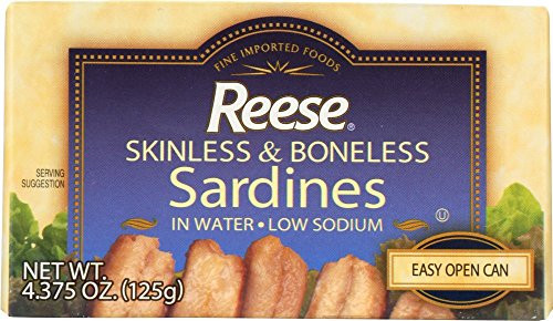 Reese Skinless and Boneless Sardines in Water 4_38-Ounces Pack of 10