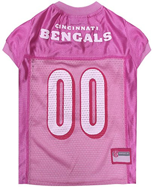 Pets First NFL Cincinnati Bengals Jersey Large Pink Pets First NFL Cincinnati Bengals Jersey Large Pink