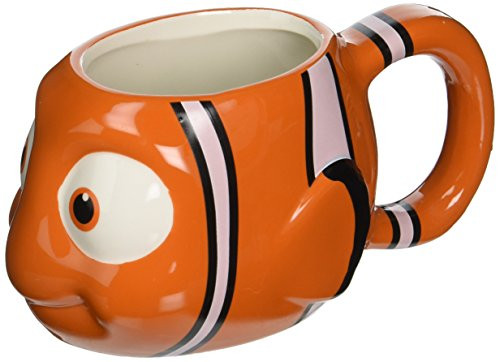 Zak Designs DRYC-8511 Finding Dory Nemo Ceramic sculpted Mug, Multicolor