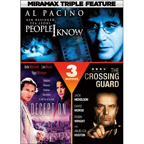 Miramax Triple Feature Suspense People I Know  Deception  The Crossing Guard