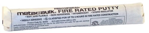 Rectorseal 66345 Metacaulk Fire Rated Putty Sticks