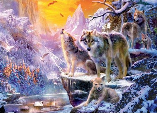 Ceaco Winter Wolf Family 1000 Piece Puzzle