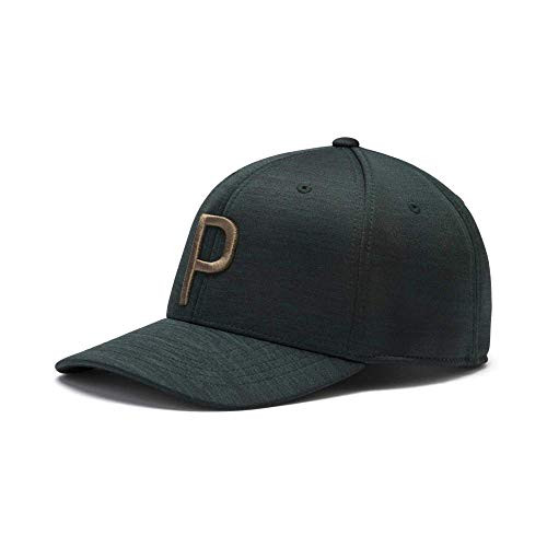Puma Golf 2018 P Snapback Hat Mens Ponderosa Pine One Size