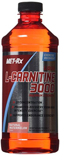 MET-Rx Liquid L-Carnitine 3000 Maximum Strength 16 fl_ Oz_ Muscle Recovery and Endurance Supplement