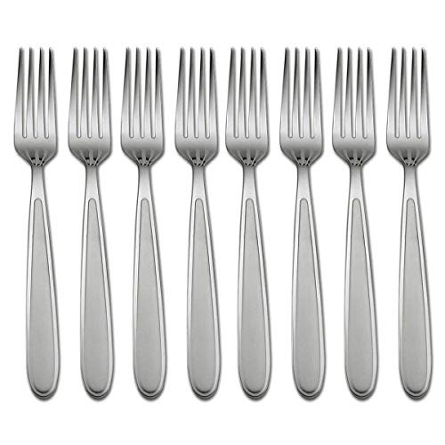 Oneida Fork Set 8pc Jordan Pattern Stainless Steel
