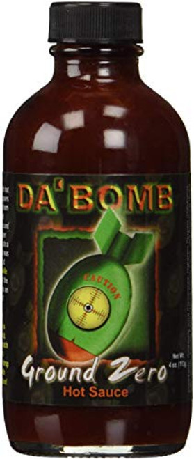 DaBomb Hot Sauce Made with Habanero and Chipotle Peppers Original Hot Sauce Gluten Free Keto Sugar Free Ground Zero Pack of 2