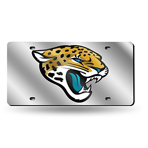 NFL Rico Industries Laser Inlaid Metal License Plate Tag Jacksonville Jaguars NFL Rico Industries Laser Inlaid Metal License Plate Tag Jacksonville Jaguars