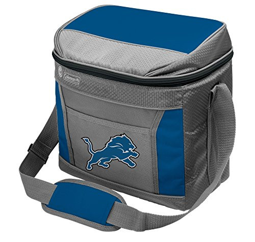 Coleman NFL Soft-Sided Insulated Cooler Bag 16-Can Capacity Detroit Lions