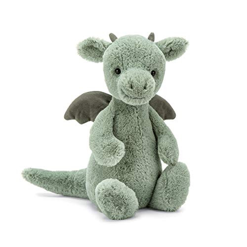 Jellycat Bashful Dragon Stuffed Animal Medium 12 inches