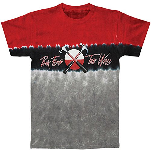 Pink Floyd Mens Hammer Cross Logo Tie Dye T-Shirt Medium Multi