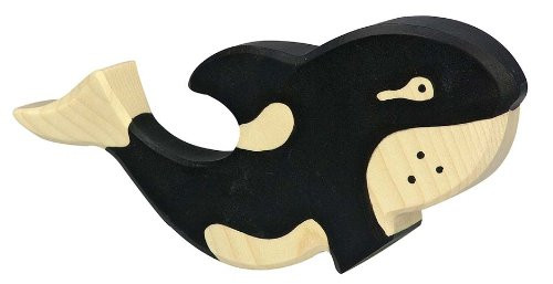 Holztiger Orca Whale Toy Figure