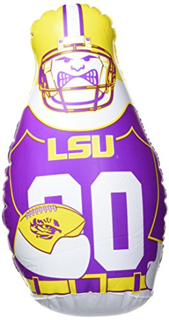 Fremont Die NCAA LSU Tigers Bop Bag Inflatable Tackle Buddy Punching Bag Standard 40 Tall Team Colors Fremont Die NCAA LSU Tigers Bop Bag Inflatable Tackle Buddy Punching Bag Standard 40 Tall Team Colors