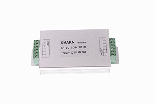 SMAKN DCDC Converter 12V24V Step Down to 5V12A Power Supply Module