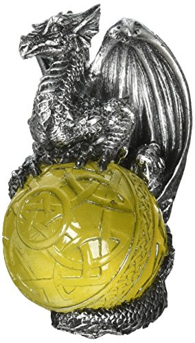 Design Toscano Christmas Tree Ornaments - Protector of the Gothic Portal Celtic Dragon Holiday Ornament - Dragon Statue - Christmas Decorations