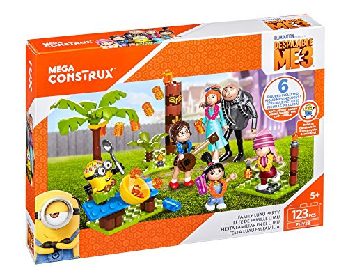 Mega Construx Despicable Me 3 Family Luau Party Building Set