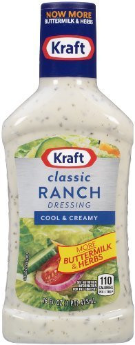 Kraft Classic Ranch Dressing 16-Ounce Bottle Pack of 3
