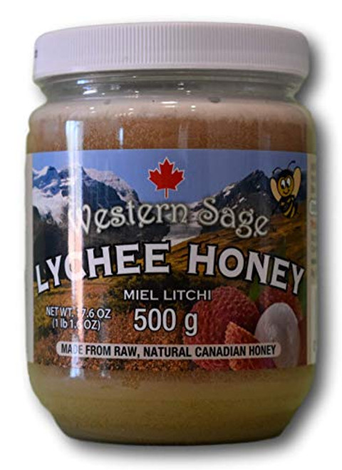 Western Sage Lychee Honey - Raw Natural Canadian Honey Western Sage Lychee Honey - Raw Natural Canadian Honey
