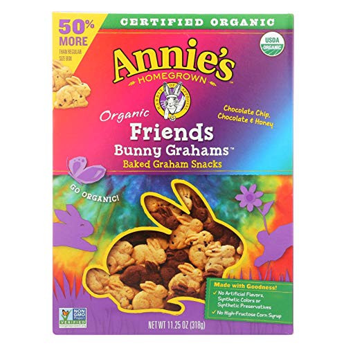 Annies Homegrown Organic Snack Bunny Graham Friends 11_25 Ounce Pack of 6