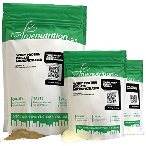 Whey Protein Isolate Microfiltrated - 100 Whey Protein Powder - 27g Protein per Serving - Mixes Easily and Tastes Great - Third Party Tested - Vanilla - 1LB Whey Protein Isolate Microfiltrated - 100 Whey Protein Powder - 27g Protein per Serving - Mixes Easily and Tastes Great - Third Party Tested - Vanilla - 1LB