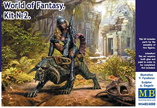 Masterbox 124 Scale World of Fantasy Kit No_ 2 - Plastic Model Building Set  24008