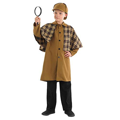 Childrens Victorian Detective Costume Kids Historical Book Day Outfit - Large Childrens Victorian Detective Costume Kids Historical Book Day Outfit - Large