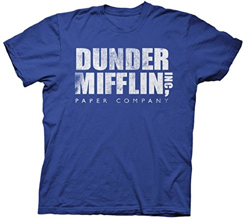 Ripple Junction The Office Dunder Mifflin Vintage Adult T-ShirtRoyalLarge