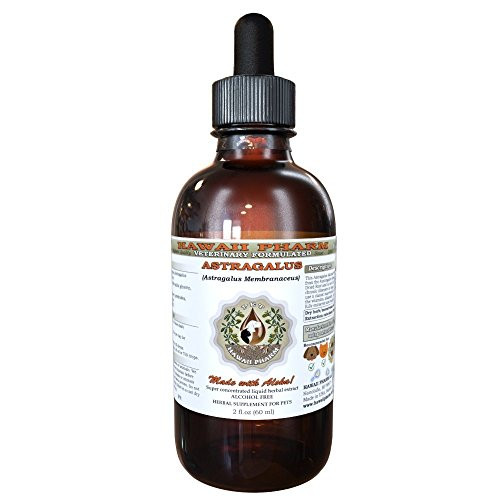 Astragalus VETERINARY Natural Alcohol-FREE Organic Dried Root Liquid Extract Pet Herbal Supplement 2 oz