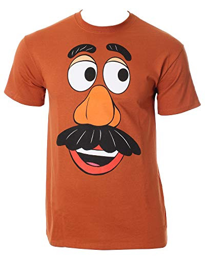 Disney Toy Story Mens Mr_ Potato Head Large Face Costume Adult T-Shirt Medium