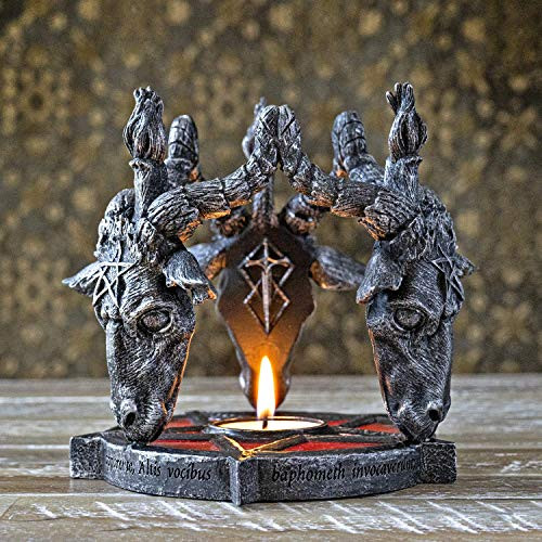 SUMMIT COLLECTION Baphomet Sabbatic Goat Diety Head 5_25 Tall Oil Burner Tart Warmer Aroma Scent Statue Votive Holder Home Fragrance Aroma Accessory Figurine SUMMIT COLLECTION Baphomet Sabbatic Goat Diety Head 5_25 Tall Oil Burner Tart Warmer Aroma Scent Statue Votive Holder Home Fragrance Aroma Accessory Figurine