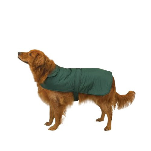 Casual Canine Polyester Fleece Barn Dog Coat X-Small Hunter Green
