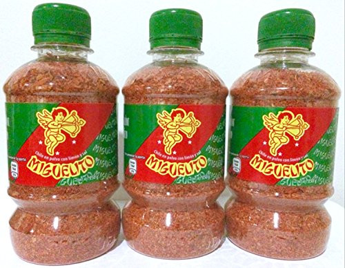 Miguelito Chili Powder with Lime and Salt 250 grams - Miguelito Chile y Limon 3 Pack