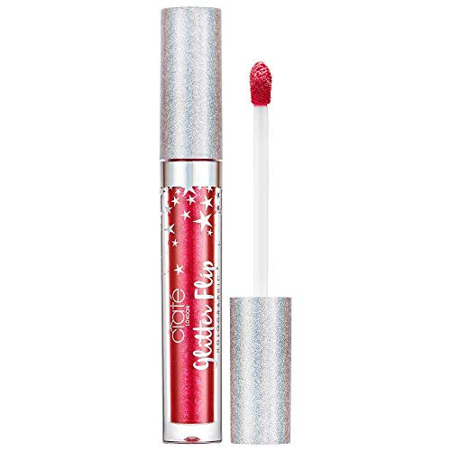 Ciate London Glitter Flip Holographic Transforming Glitter Liquid Lipstick Scandal - holographic red