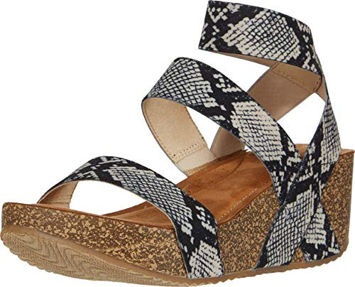 Madden Girl Zoeyy Womens Sandal 6_5 BM US Natural-Multi-Snake