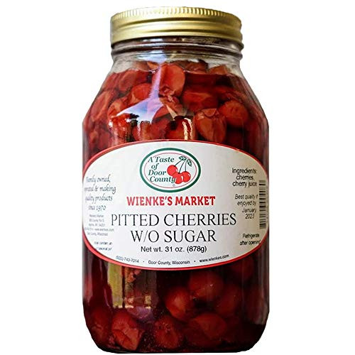 Wienkes Wisconsin Montmorency Pitted Cherries without Sugar 31 Ounce