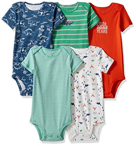 Carters Baby Boys Multi-pk Bodysuits 126g333 Green Dino 12 Months