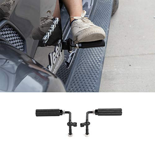 Foot Rests Pegs Pedal Foot Rest Kick Panel for Jeep Wrangler JK JL 2007-20192PCS
