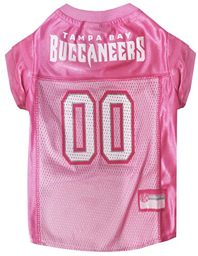 Pets First NFL Tampa Bay Buccaneers Pet Jersey Pink Small