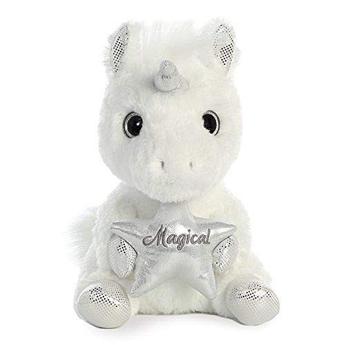Aurora 99055 World Holiday Magical Unicorn-Sm Toy, White/Silver