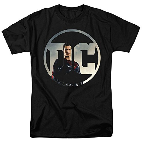 Justice League Movie Superman DC Comics Logo T Shirt Stickers Small Black Justice League Movie Superman DC Comics Logo T Shirt Stickers Small Black