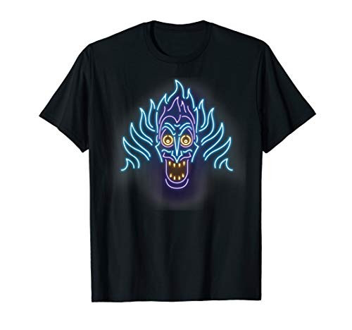 Disney Hercules Neon Hades Head Shot Graphic T-Shirt