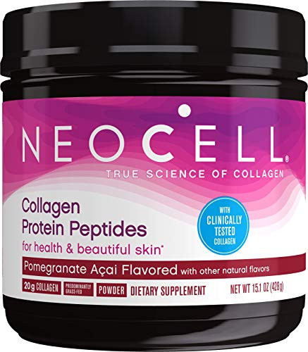 NeoCell Collagen Protein Peptides Pomegranate Acai Flavored 15_1 Ounce Tub Package May Vary