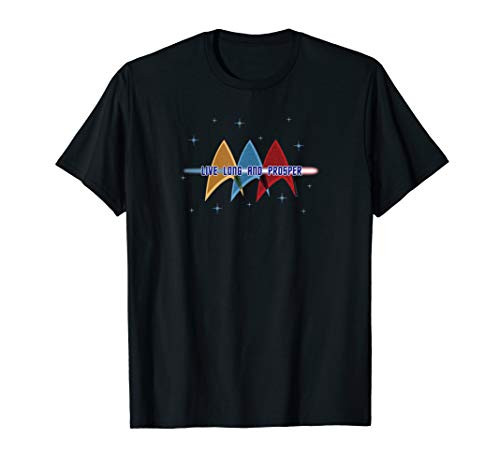 Star Trek The Original Series Live Long and Prosper Deltas T-Shirt