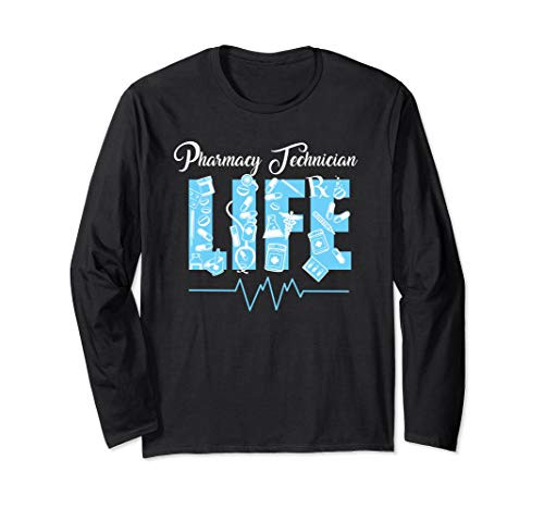 Cool Pharmacy Tech Medical Student Long Sleeve T-Shirt
